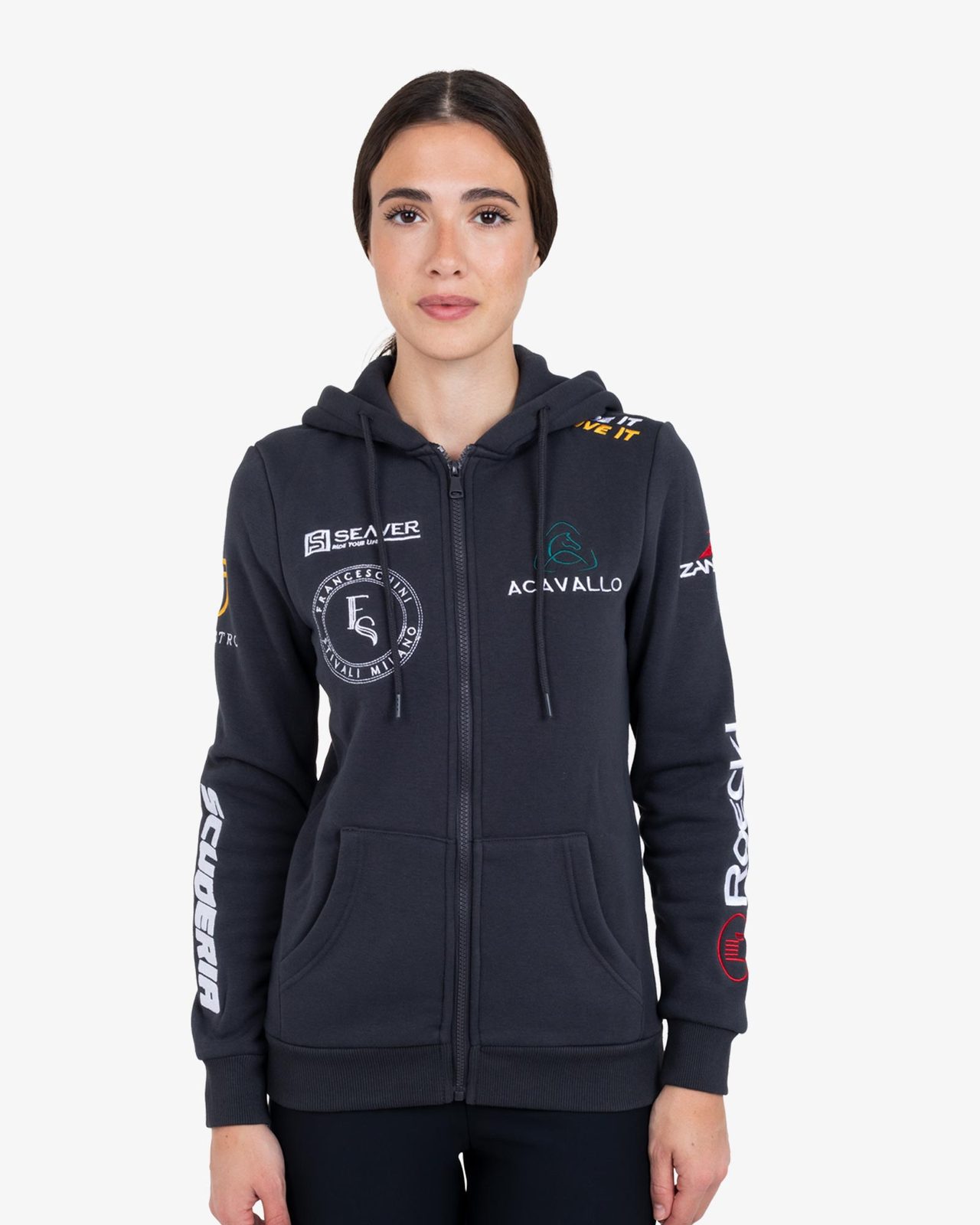 Women's multi-logo hoodie S26 design