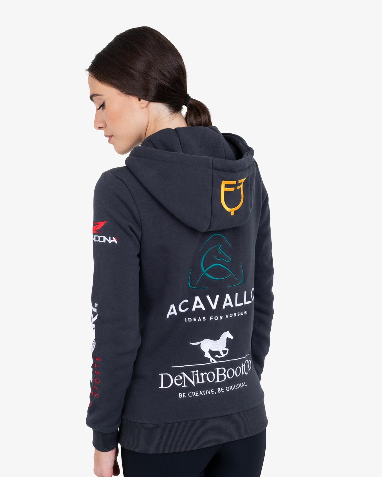 Women's multi-logo hoodie S26 design