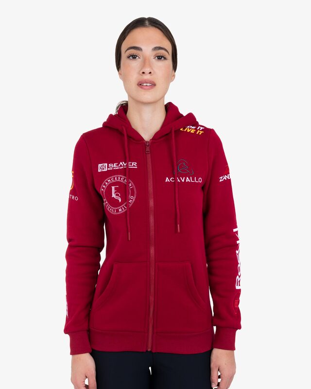 Women's multi-logo hoodie S26 design