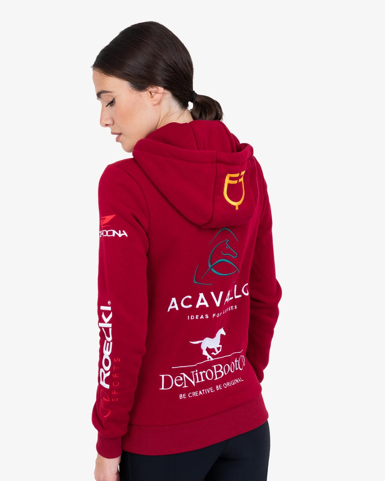 Women's multi-logo hoodie S26 design