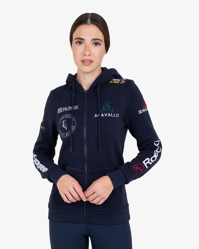 Women's multi-logo hoodie S26 design