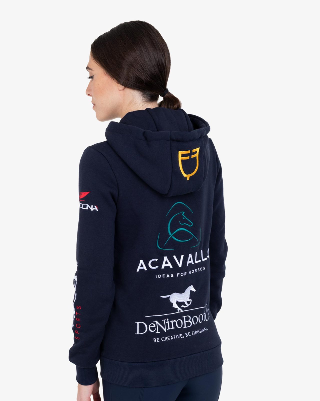 Women's multi-logo hoodie S26 design
