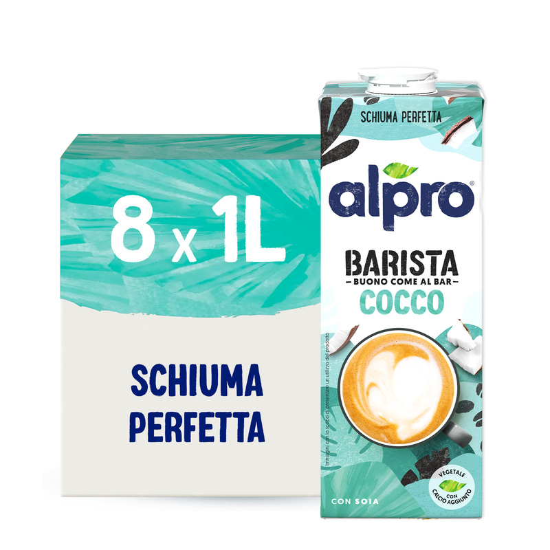 Alpro barista gusto cocco bevanda 100% Vegetale | Alproshop.it 8 Confezioni da 1l